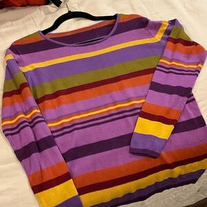 Colorful Striped Sweater